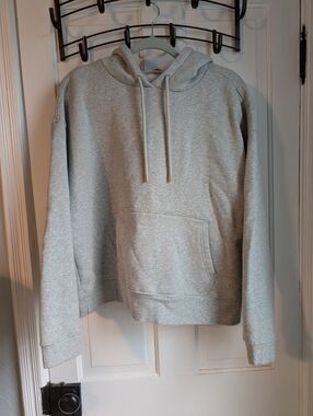 Lands End Heather Gray Hoodie, XL